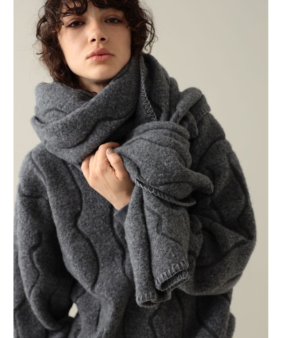 Lenny Boa Scarf ファッション雑貨 WOMEN HEATHER GREY ONE SIZE