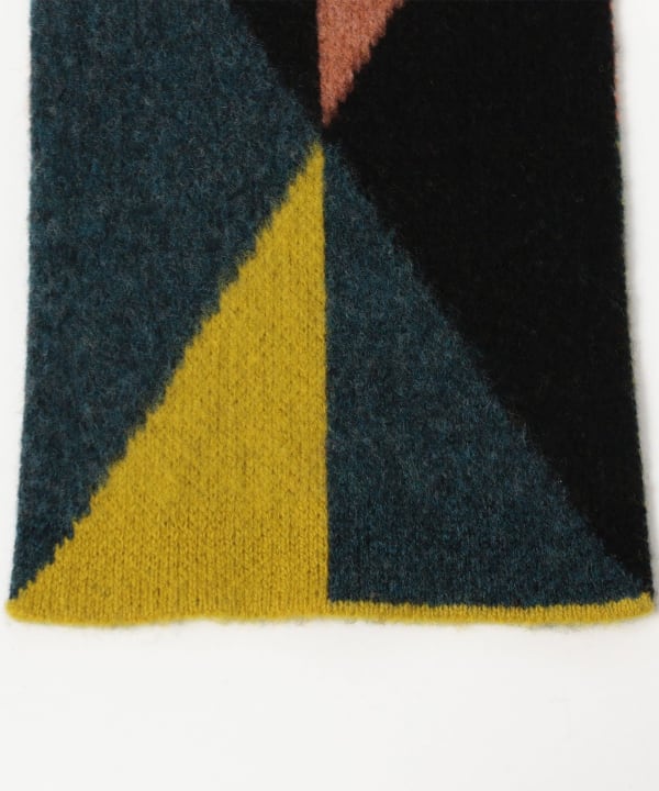 JO GORDON / BRUSHED TRIANGLES SCARF MULTICOLOUR