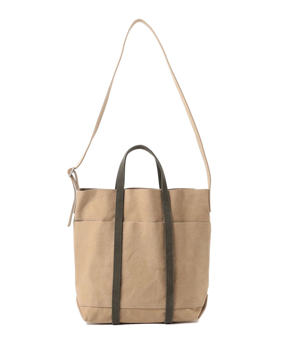 【EXCLUSIVE】AMIACALVA アミアカルヴァ / 2tone Shoulder Tote M バッグ WOMEN BEIGE*OLIVE ONE SIZE 【EXCLUSIVE】AMIACALVA アミアカルヴァ / 2tone Shoulder Tote M バッグ WOMEN BEIGE*OLIVE ONE SIZE