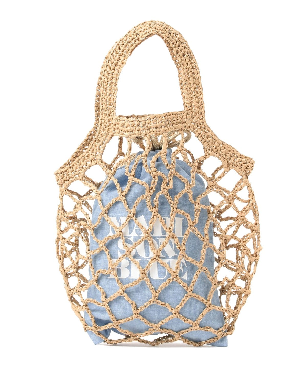 MADISONBLUE マディソンブルー / FISHNET BAG PETIT PAPER バッグ WOMEN BEIGE ONE SIZE MADISONBLUE マディソンブルー / FISHNET BAG PETIT PAPER バッグ WOMEN BEIGE ONE SIZE