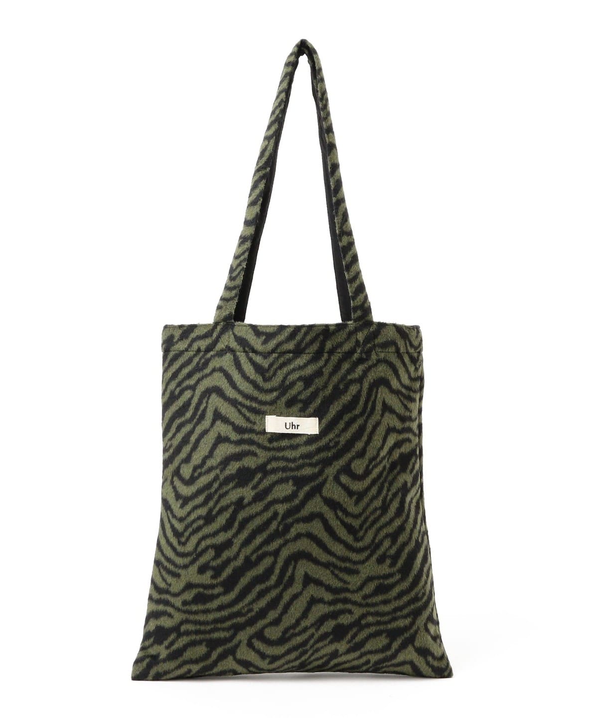 Uhr ウーア / Animal Tote バッグ WOMEN Green(Zebra) ONE SIZE Uhr ウーア / Animal Tote バッグ WOMEN Green(Zebra) ONE SIZE