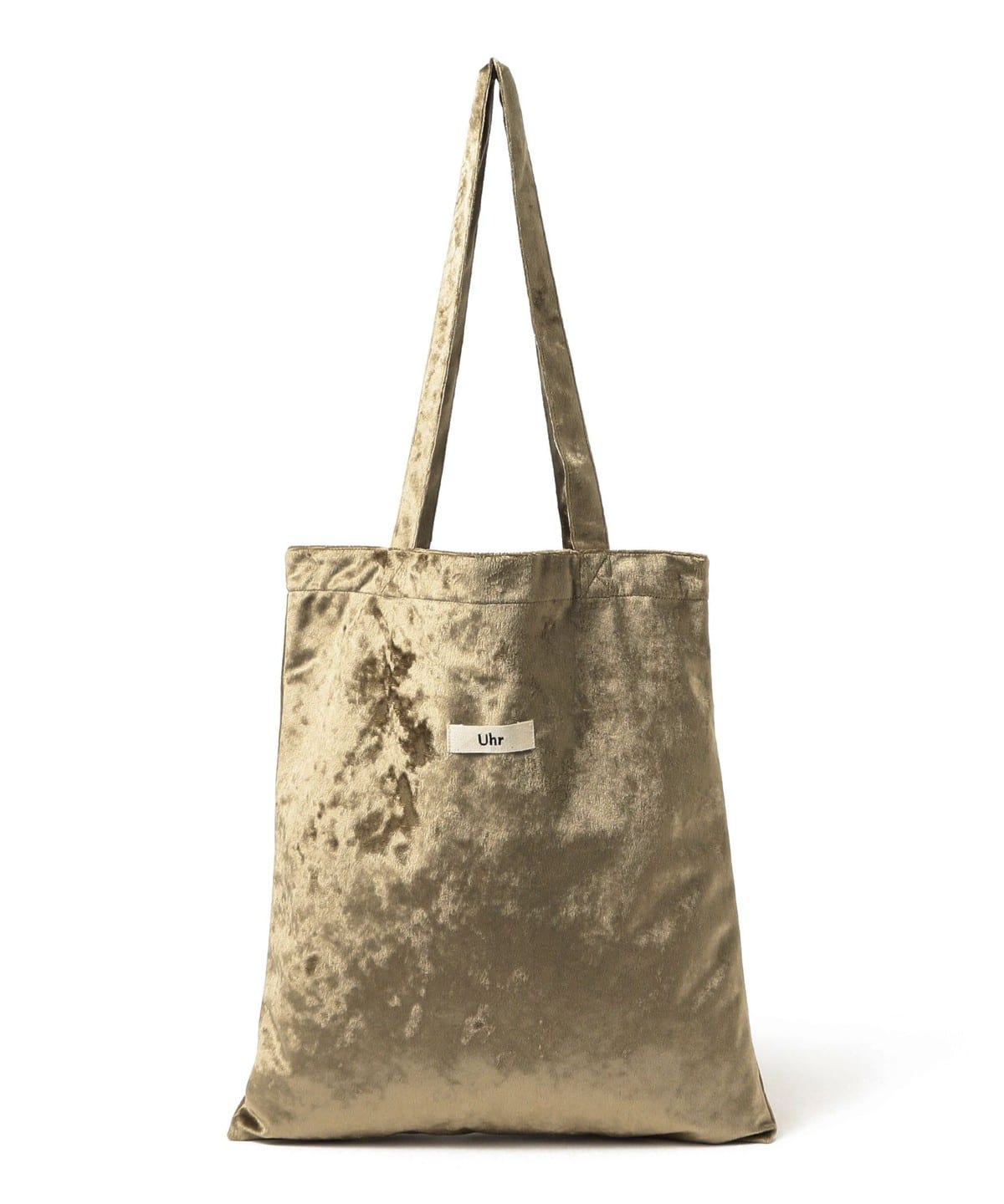 【EXCLUSIVE】Uhr ウーア / Velour Tote バッグ WOMEN BEIGE ONE SIZE 【EXCLUSIVE】Uhr ウーア / Velour Tote バッグ WOMEN BEIGE ONE SIZE