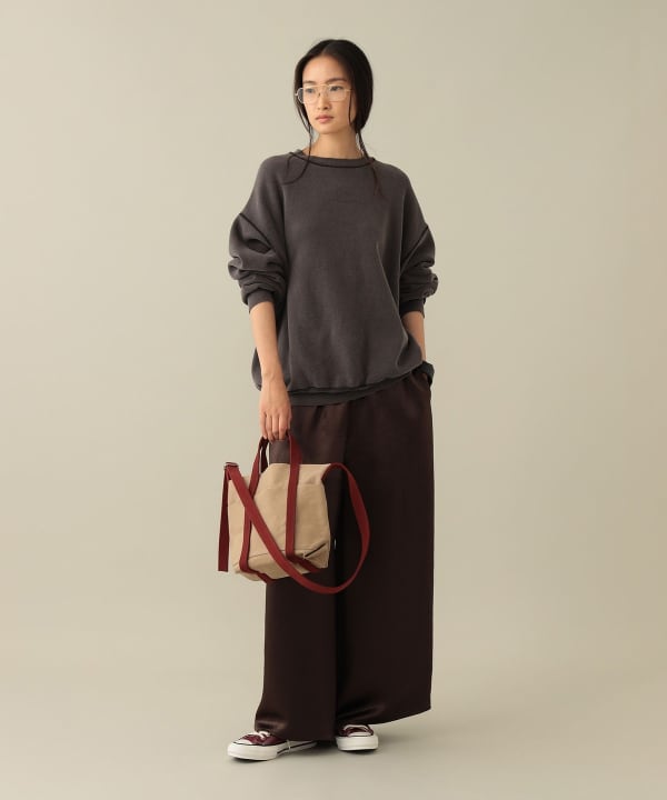 【+10%ポイントUP】【EXCLUSIVE】 AMIACALVA / 2tone Shoulder Tote S ちょっとしたお出かけやサブバッグとしても重宝するコンパクトなサイズ感