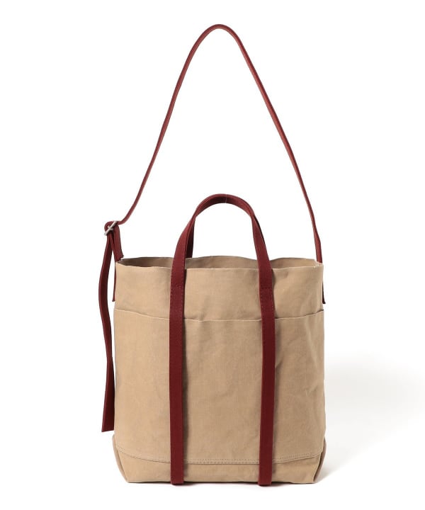 【+10%ポイントUP】【EXCLUSIVE】 AMIACALVA / 2tone Shoulder Tote M