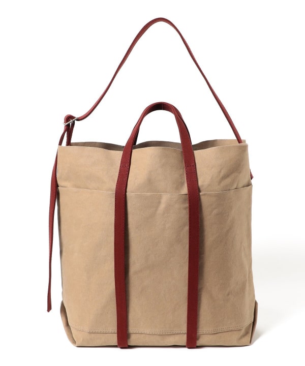 【+10%ポイントUP】【EXCLUSIVE】 AMIACALVA / 2tone Shoulder Tote L