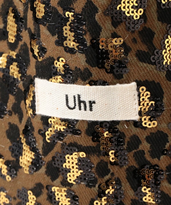 Uhr / Sequin Leopard Tote
