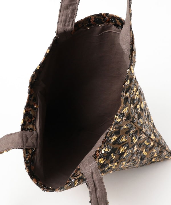 Uhr / Sequin Leopard Tote