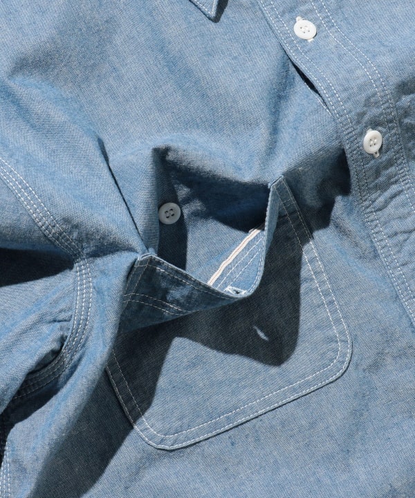 Chambray Shirt Buttons