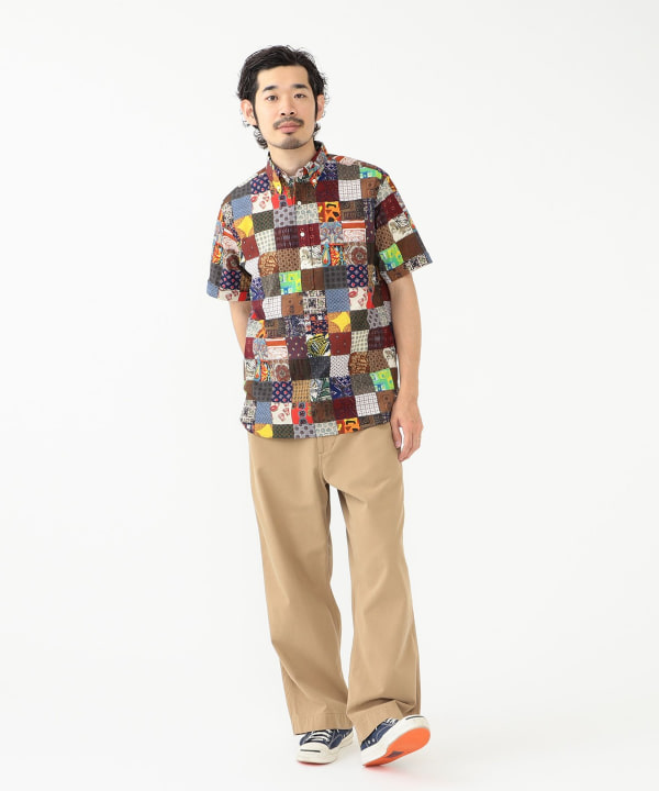 BEAMS PLUS [BEAMS PLUS] BEAMS PLUS / Polyester Dobby Patchwork