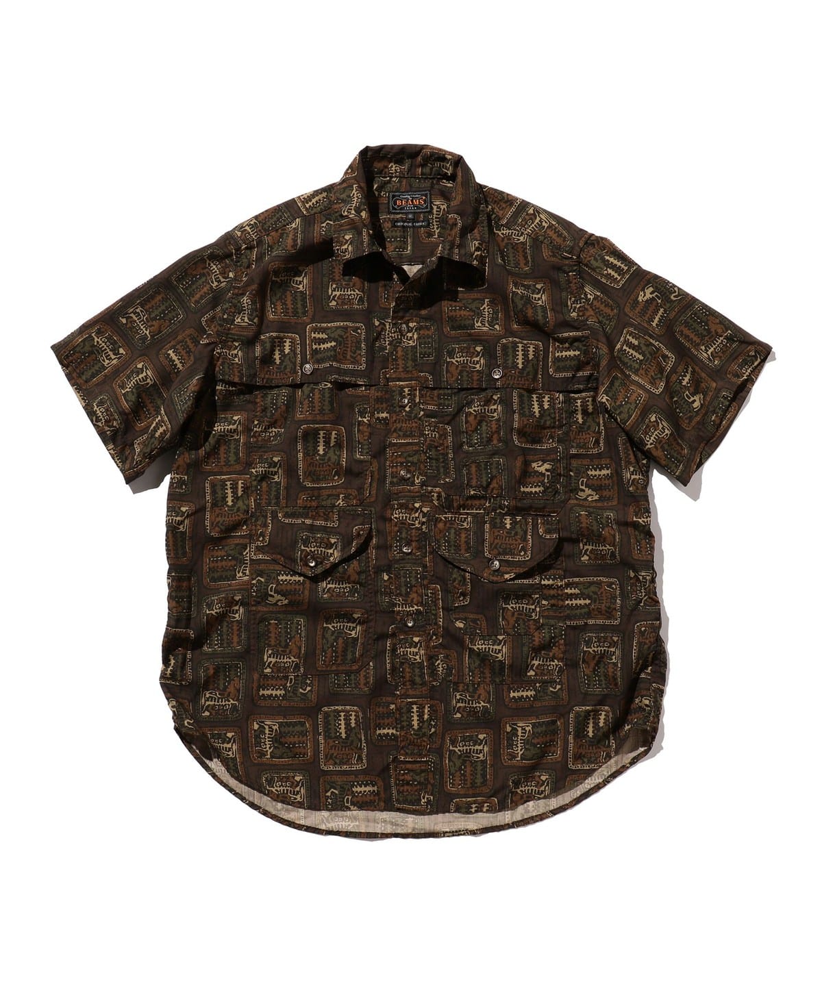 ポリエステル ブロード ショートスリーブ アドベンチャー シャツⅡ シャツ・ブラウス MEN OLIVE S ポリエステル ブロード ショートスリーブ アドベンチャー シャツⅡ シャツ・ブラウス MEN OLIVE S