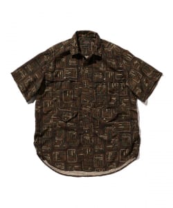BEAMS PLUS / 男裝 幾何圖紋 探險 短袖 襯衫