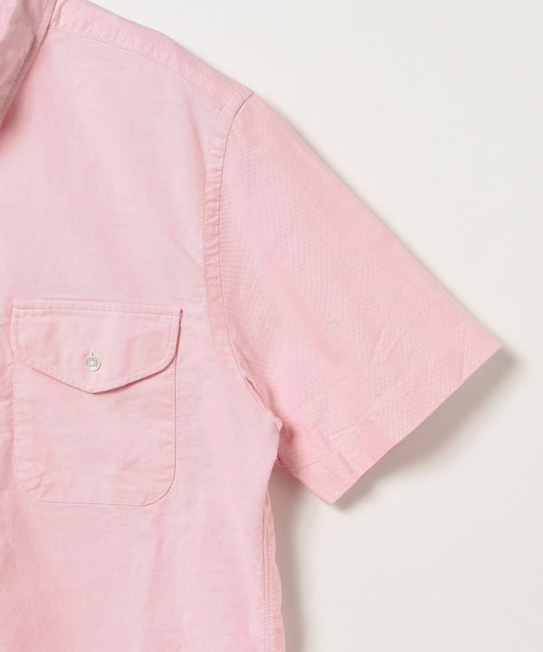 BEAMS PULS 半袖シャツ Lサイズ BEAMS PLUS（ビームス プラス）B.D. Short Sleeve Oxford