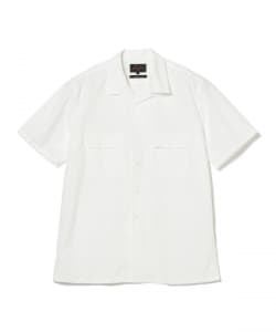BEAMS PLUS / ピマコットン ショートスリーブ オープンカラー シャツ