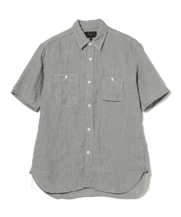 BEAMS PLUS（ビームス プラス）BEAMS PLUS / WORK Short Sleeve Linen