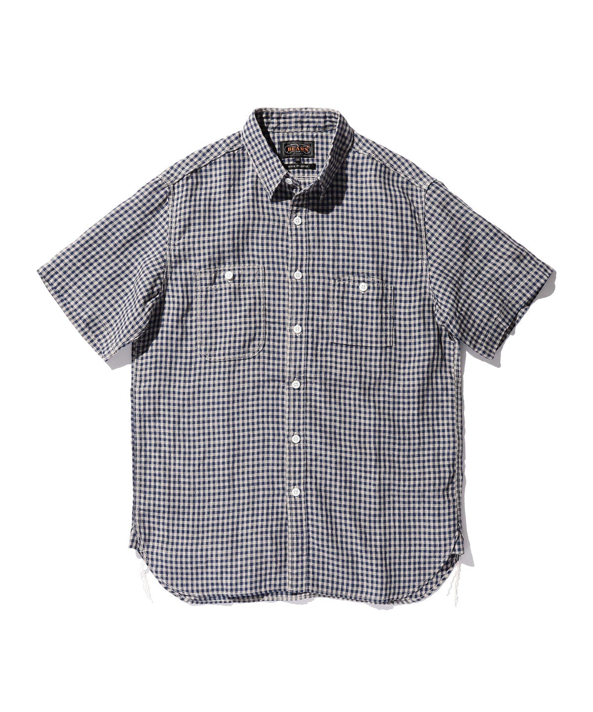 WORK Short Sleeve Linen シャツ・ブラウス MEN CHECK XL WORK Short Sleeve Linen シャツ・ブラウス MEN CHECK XL