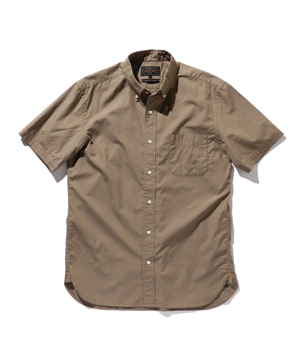 B. D. Short Sleeve Color Broad シャツ・ブラウス MEN BEIGE L B. D. Short Sleeve Color Broad シャツ・ブラウス MEN BEIGE L