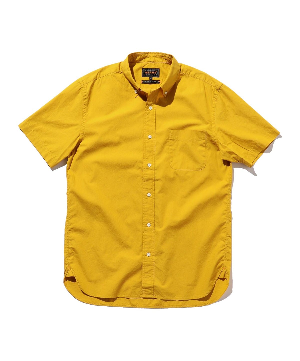 B. D. Short Sleeve Color Broad シャツ・ブラウス MEN MUSTARD S B. D. Short Sleeve Color Broad シャツ・ブラウス MEN MUSTARD S