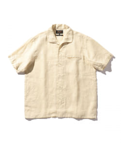 ▲BEAMS PLUS / エジプシャンリネン ショートスリーブ イタリアンカラー シャツ