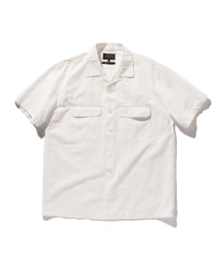 BEAMS PLUS / コットン リネン ショートスリーブ オープンカラー シャツ