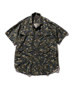 ▲BEAMS PLUS / モナリザ プリント ショートスリーブ アドベンチャー シャツⅡ