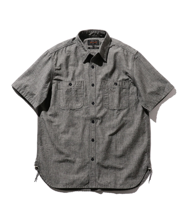 BEAMS PLUS（ビームス プラス）BEAMS PLUS / WORK Short Sleeve Indigo