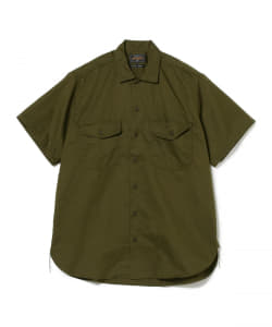 BEAMS PLUS / コットンツイル ショートスリーブ ワークシャツ
