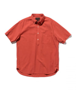 ▲BEAMS PLUS / 強撚 オックスフォード 近江晒し プルオーバー ショートスリーブ ボタンダウン シャツ