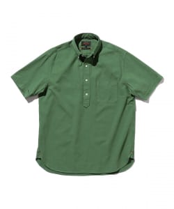 ▲BEAMS PLUS / 強撚 オックスフォード 近江晒し プルオーバー ショートスリーブ ボタンダウン シャツ