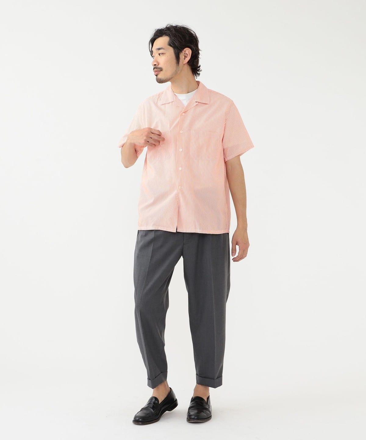 BEAMS PLUS（ビームス プラス）コットン シルク ブロック