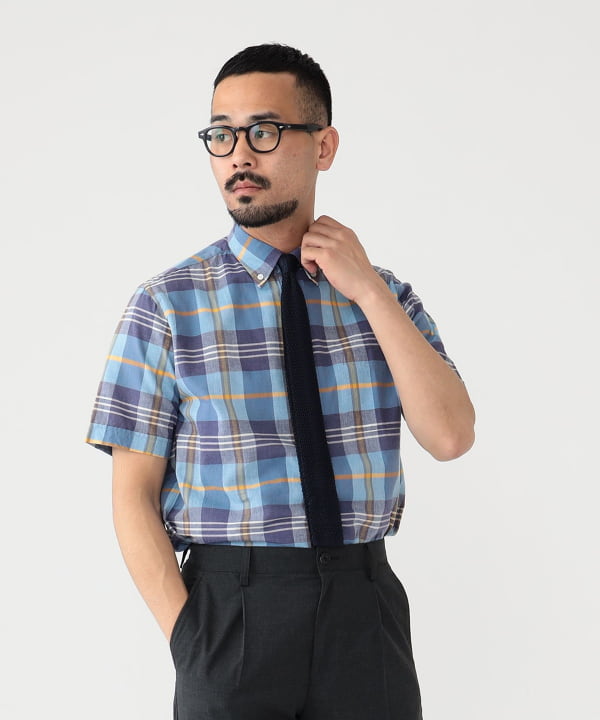 BEAMS PLUS（ビームス プラス）B.D. Madras（シャツ・ブラウス
