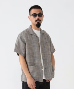 Beach Shirt JKT Linen "Kasuri"