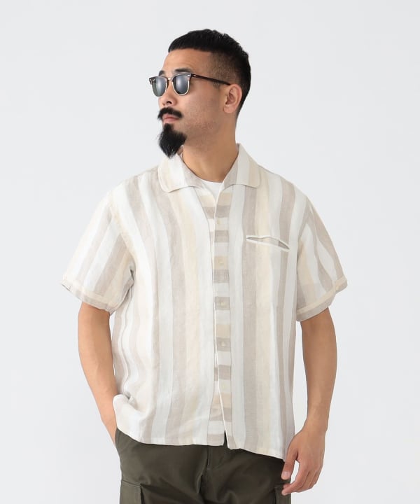 人文 C.O.B. Italian Collar Shirt ITALIAN COLLAR SHORT SLEEVE SHIRT シャツ 人文 C.O.B. Italian