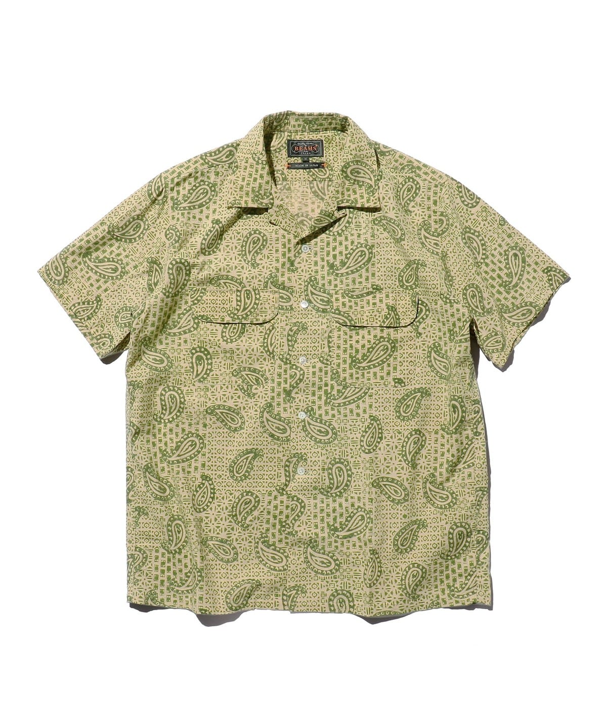 Open Collar Block Print Paisley シャツ・ブラウス MEN Plant M Open Collar Block Print Paisley シャツ・ブラウス MEN Plant M