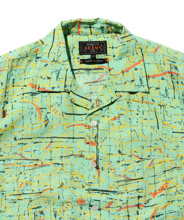 BEAMS PLUS（ビームス プラス）Open Collar Cotton Rayon Print（シャツ・ブラウス カジュアルシャツ）通販｜ BEAMS