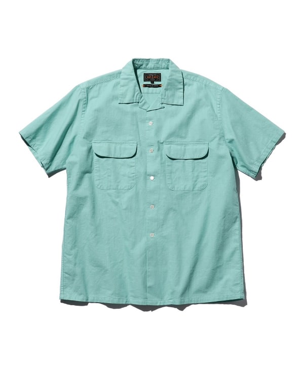 BEAMS PLUS（ビームス プラス）Open Collar Cotton Linen Panama