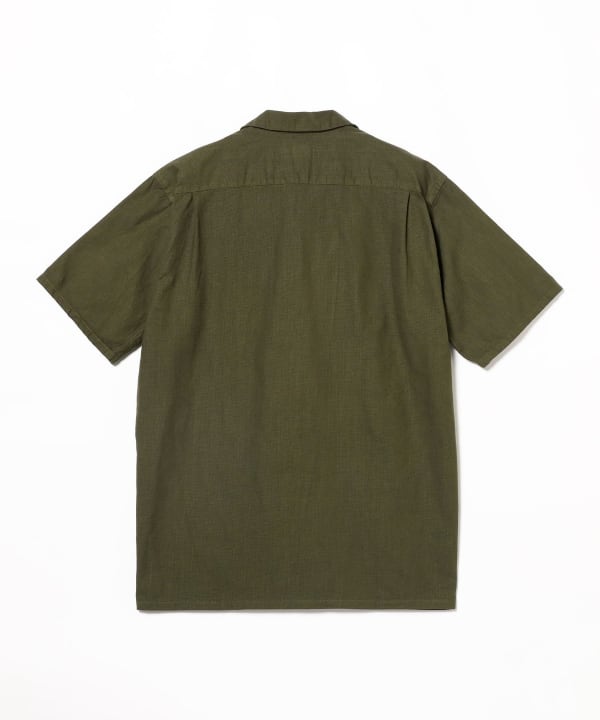 BEAMS PLUS（ビームス プラス）Open Collar Cotton Linen Panama