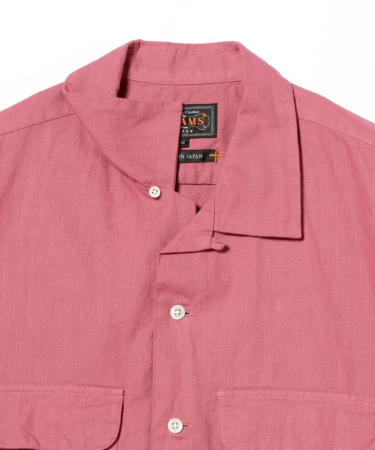 BEAMS PLUS（ビームス プラス）Open Collar Cotton Linen Panama
