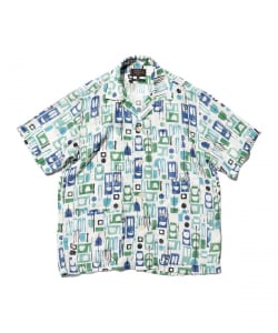 BEAMS PLUS / Beach Shirt JKT PE Mesh Print