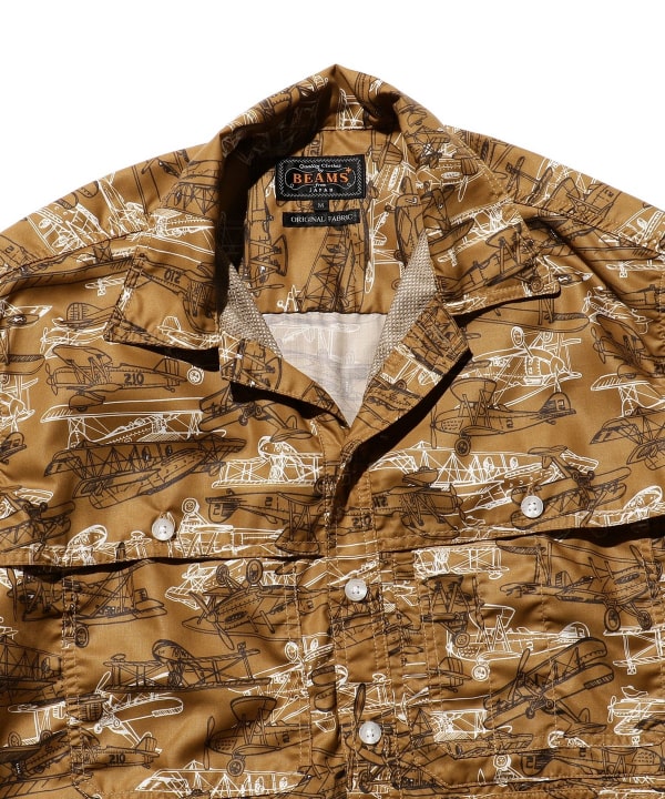 BEAMS PLUS Adventure BEAMS PLUS II Polyester Print (Shirts