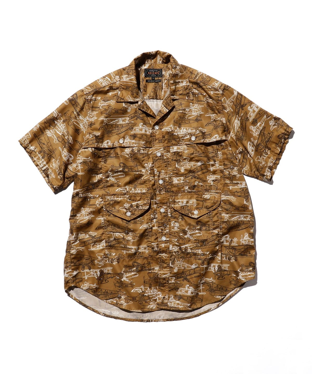 Adventure Shirt Ⅱ Polyester Print シャツ・ブラウス MEN BROWN XL Adventure Shirt Ⅱ Polyester Print シャツ・ブラウス MEN BROWN XL