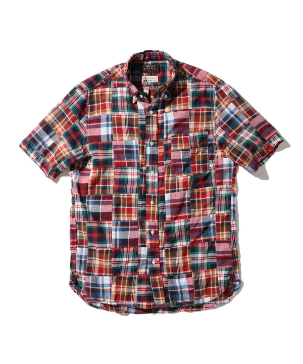 BEAMS PLUS（ビームス プラス）BEAMS PLUS / B.D. Patchwork Madras（シャツ・ブラウス カジュアルシャツ ）通販｜BEAMS