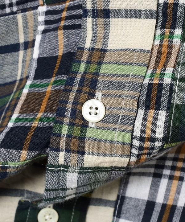 BEAMS PLUS（ビームス プラス）B.D. Patchwork Madras（シャツ