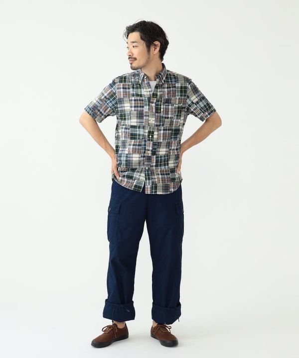 BEAMS PLUS(ビームス プラス)B.D. Patchwork Madras(シャツ BEAMS PLUS(ビームス プラス)B.D. Patchwork Madras(シャツ
