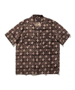 Open Collar Block Print
