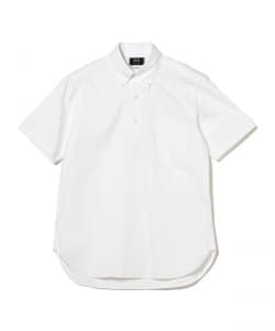 IKE BEHAR / Pullover Short Sleeve Oxford Button Down Shirt