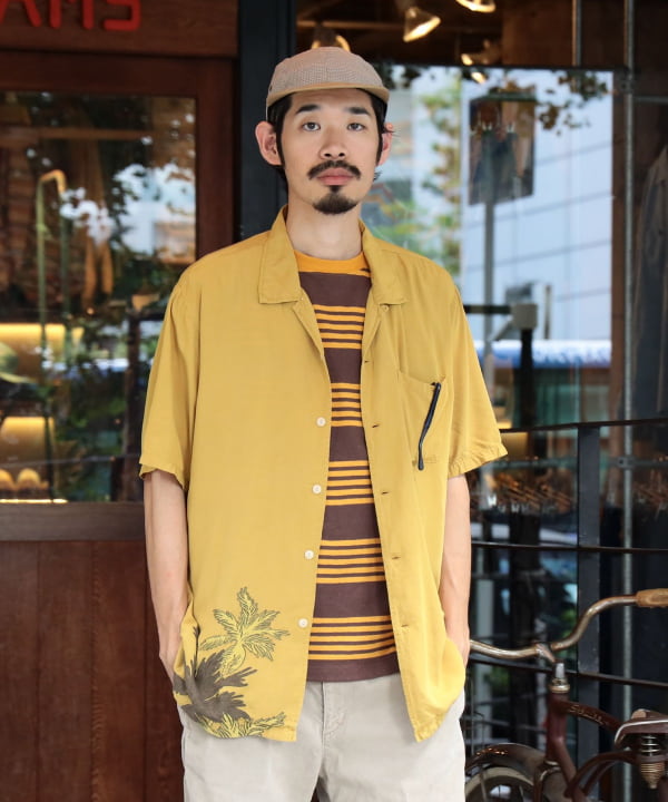 BEAMS PLUS（ビームス プラス）【別注】REMI RELIEF / Cut Jacquard Aloha Shirt Solid（シャツ・ブラウス  カジュアルシャツ）通販｜BEAMS