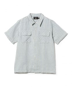▲RRL / Checked Cotton-Linen Camp Shirt