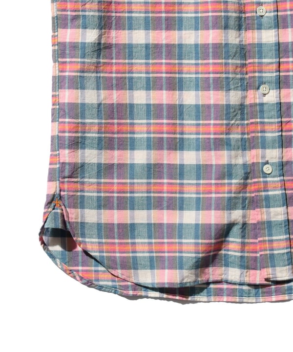 【未使用 タグ付き】BEAMS PLUS B.D. MADRAS 赤系 S BEAMS PLUS（ビームス プラス）【タイムセール】B.D. Madras