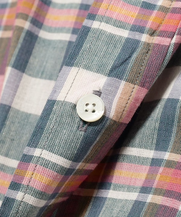 【最終値下げ】BEAMS PLUS ビームスプラス　マドラスチェックシャツ BEAMS PLUS（ビームス プラス）【タイムセール】B.D. Madras