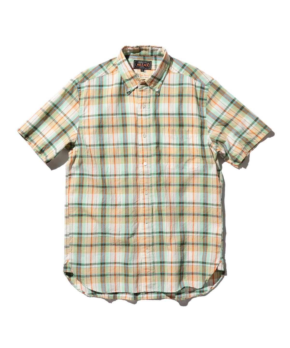 B. D. Madras シャツ・ブラウス MEN MINT. GRN XS B. D. Madras シャツ・ブラウス MEN MINT. GRN XS